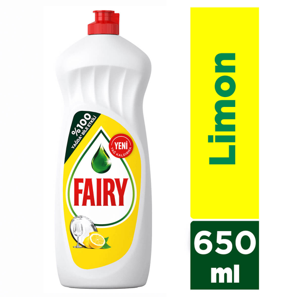 Fairy Sıvı Bulaşık Deterjanı 650 Ml Limon - 1