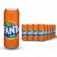 Fanta Portakal Kutu 330 Ml 24 Lü - Fanta