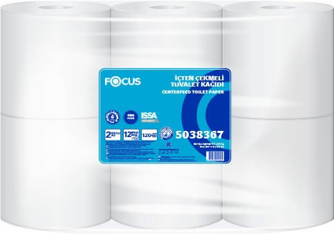 Focus Extra İçten Çekmeli Tuvalet Kağıdı 12 Li 120 Mt - 1