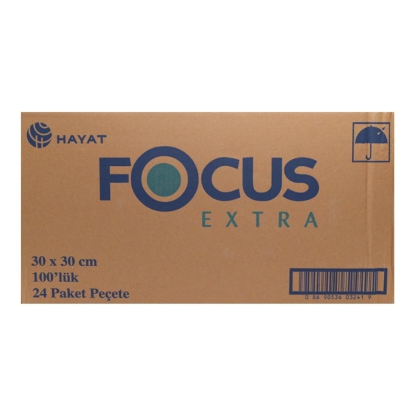 Focus Extra Peçete 30x30 Cm 100 Lü 24 Paket - 1