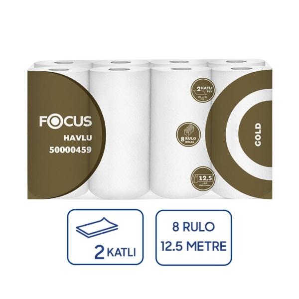 Focus Gold Rulo Havlu 8 Li - 1