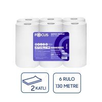 Focus Quick Extra Sensörlü Makine Havlusu 6 Lı 130 Mt - Focus