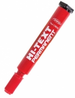 Hi-Text Koli Kalemi Marker Yuvarlak Uç Kırmızı 830 PBK - Hi-Text Kalem