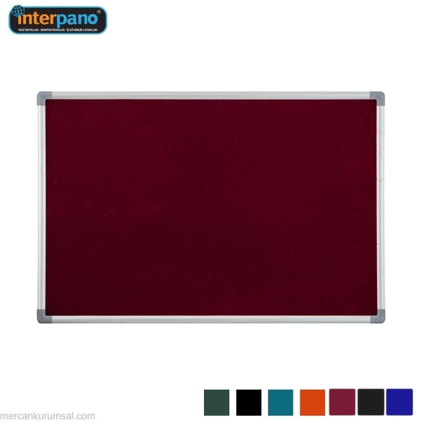 İnter Çuhalı Pano 60x120 Cm Bordo INT-557-B - 1