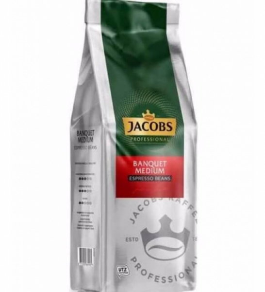 Jacobs Banquet Medium Espresso Beans Çekirdek Kahve 1 Kg - 1