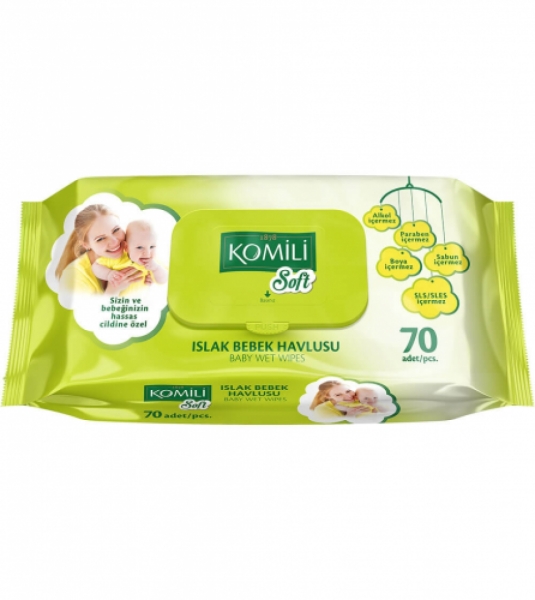 Komili Soft Islak Mendil Bebek Havlusu 70 Li - 1