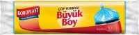 Koroplast Büyük Boy Çöp Torbası 65x80 Cm 10 Lu - Koroplast