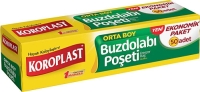 Koroplast Eko Buzdolabı Poşeti Orta Boy 24x38 Cm 50 Li - Koroplast