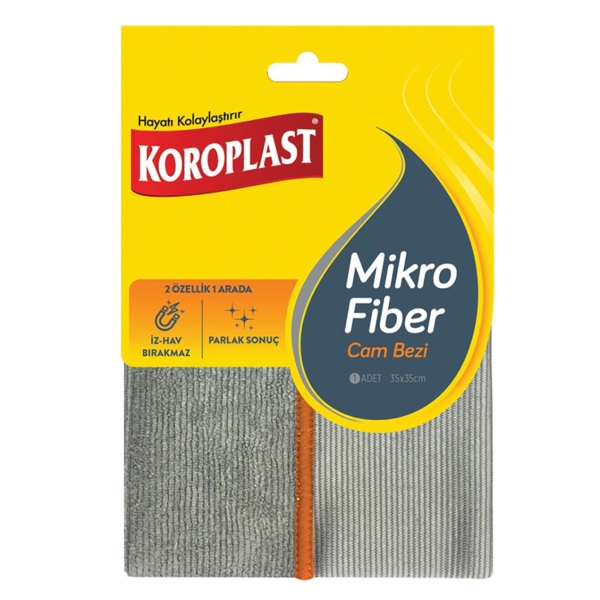 Koroplast Mikrofiber Cam Bezi 35 x 35 Cm - 1