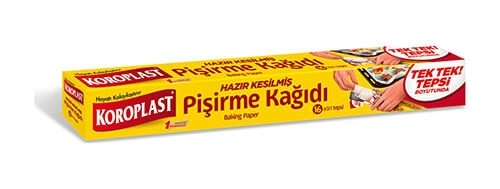 Koroplast Yağlı Pişirme Kağıdı Hazır Kesilmiş 42x37 Cm 16 Lı - 1