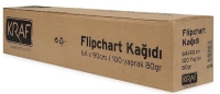 Kraf Flipchart Kağıdı 64x90 cm 100 Yaprak 702G - Kraf