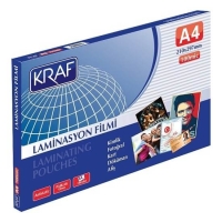 Kraf Laminasyon Filmi 65x95 mm 125 Mic 100 Lü 2126 - Kraf