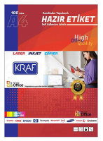 Kraf Lazer Etiket KF-2105 105x37.125 mm - Kraf