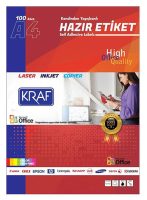 Kraf Lazer Etiket KF-2124 70x42.43 mm - Kraf