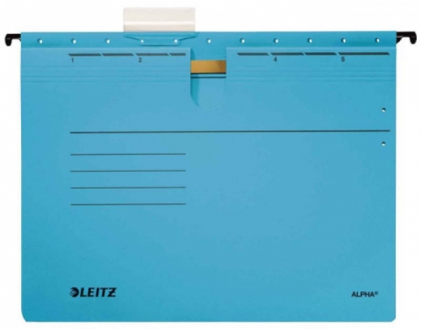 Leitz Alpha Renkli Telli Askılı Dosya Mavi L-1984 - 1