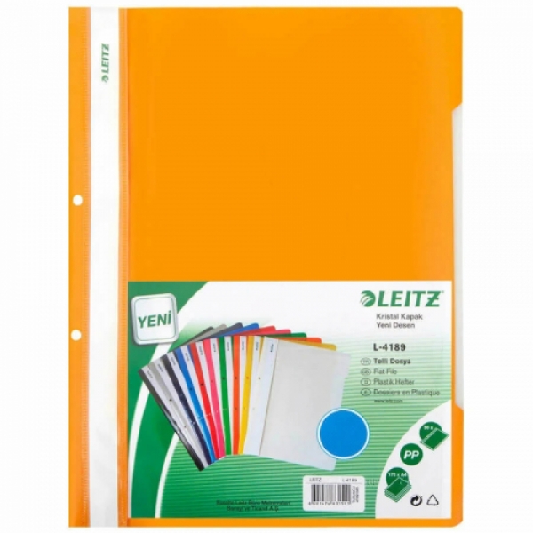 Leitz Telli Dosya A4 Turuncu 50 Li L-4189 - 1