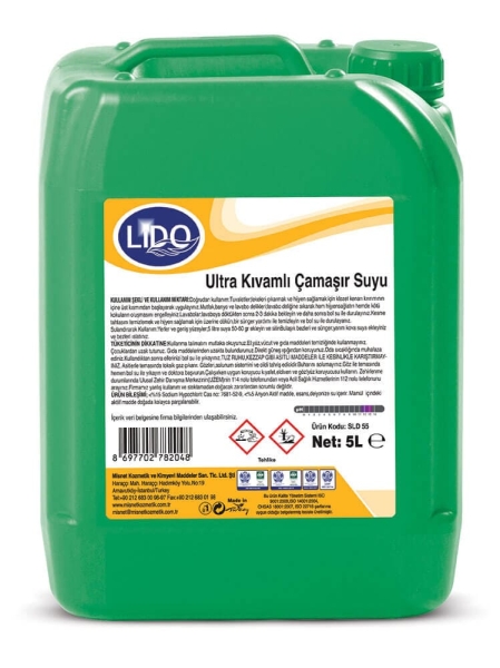 Lido Ultra Kıvamlı Çamaşır Suyu 5 Kg - 1