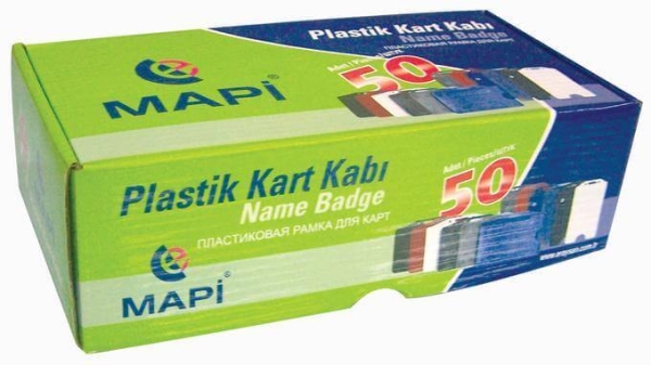 Mapi Kart Kabı Yatay Beyaz 50 Adet - 1