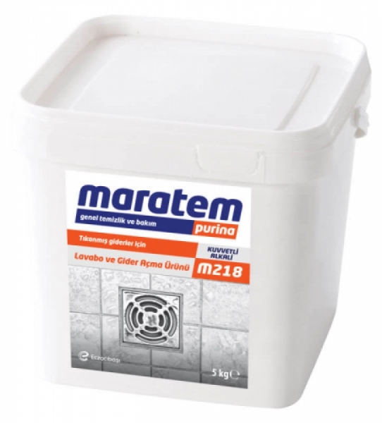 Maratem M218 Lavabo ve Gider Açıcı Toz 5 Kg - 1