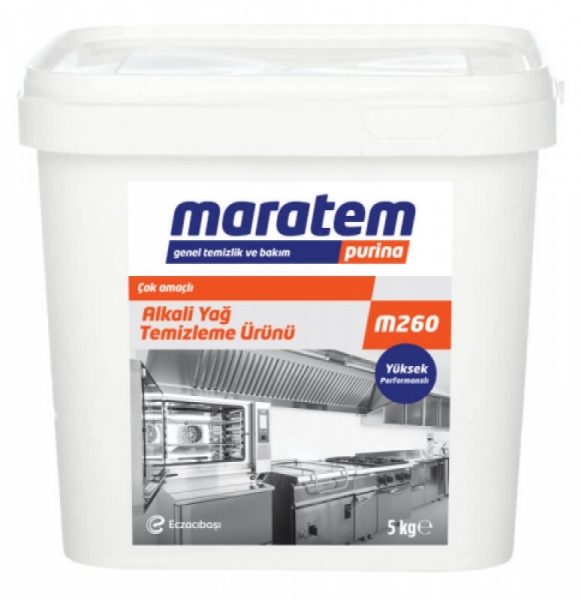 Maratem M260 Alkali Yağ Temizleyici Toz 5 Kg - 1