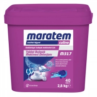 Maratem M317 Endüstriyel Bulaşık Makinesi 40'lı Tablet - Maratem