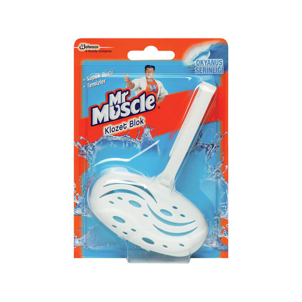 Mr. Muscle Klozet Blok Koku Giderici Okyanus Serinliği 40 Gr - 1