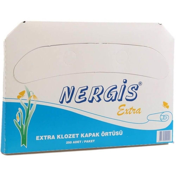 Nergis Extra Klozet Kapak Örtüsü 250 Yaprak 18 Paket - 1