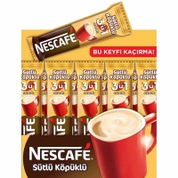 Nescafe 3'ü 1 Arada Sütlü Köpüklü 17.4 Gr 72 Li Paket - Nescafe