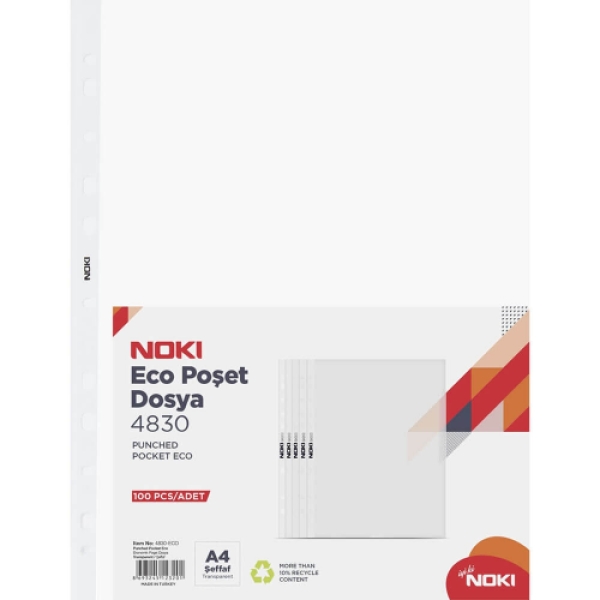 Noki Eco Poşet Dosya 100 Lü - 1