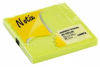 Notix Yapışkanlı Not Kağıdı Neon Yeşil 80 Yaprak 75x75 mm (N-NY-7575) - Notix