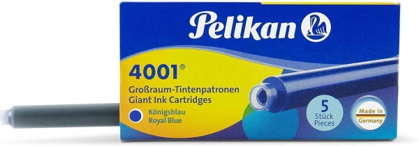 Pelikan Dolma Kalem Kartuşu 4001 Uzun Mavi 6 Lı - 2