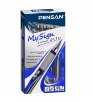 Pensan My Sign Jel İmza Kalemi 6030 Mavi 12 Li - Pensan Kalem