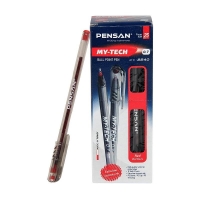 Pensan My-Tech Tükenmez Kalem 1.0 mm Kırmızı 25 Li 2250 - Pensan Kalem