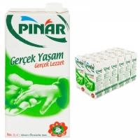 Pınar Tam Yağlı Süt 1 Lt 12 Li - Pınar Süt