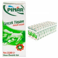 Pınar Tam Yağlı Süt 1/5 200 Ml 27 Li - Pınar Süt