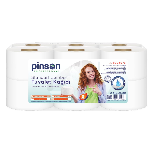 Pinson Standart Jumbo Tuvalet Kağıdı 12 Li 72 Mt - 1
