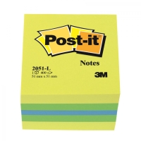 Post-it Mini Yapışkanlı Not Kağıdı Sarı 2051-L 51x51 mm 400 Yaprak - Post-it