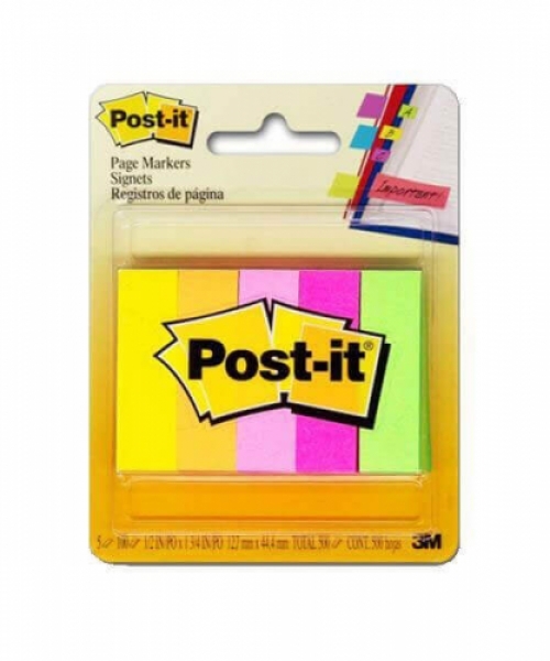 Post-it Yapışkanlı Not Kağıdı 5 Renk 500 Yaprak - 1