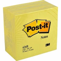 Post-it Yapışkanlı Not Kağıdı Sarı 76x76 mm 636B 450 Yaprak - Post-it