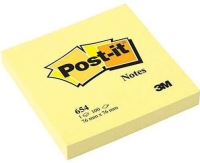 Post-it Yapışkanlı Not Kağıdı Sarı 76x76 mm 654 100 Yaprak - Post-it
