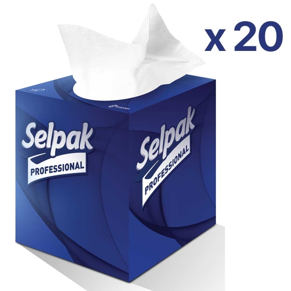 Selpak Professional Premium Butik Kutu Mendil 48 Li 20 Paket - 1