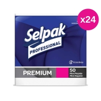 Selpak Professional Premium Mini Peçete 50 Li 24x24 Cm 24 Paket - Selpak Professional