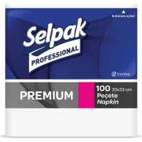 Selpak Professional Premium Peçete 100 Lü 33x33 Cm - Selpak Professional