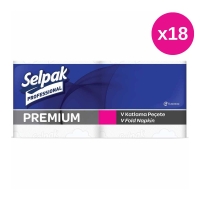 Selpak Professional Premium Pickasso V Katlama Peçete 250 Li 18 Paket - Selpak Professional