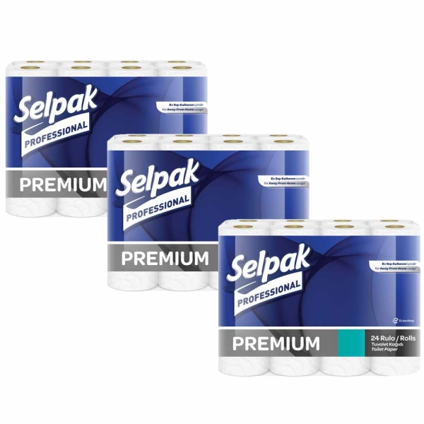 Selpak Professional Premium Tuvalet Kağıdı 24x3 Paket 72 Li - 1