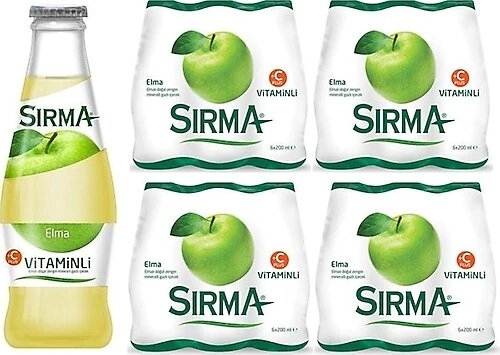 Sırma C-Plus Elmalı Maden Suyu 200 Ml 24 Lü - 1