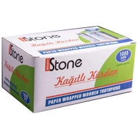 Stone Kağıtlı Kürdan 1000 Li - Mercan Ambalaj