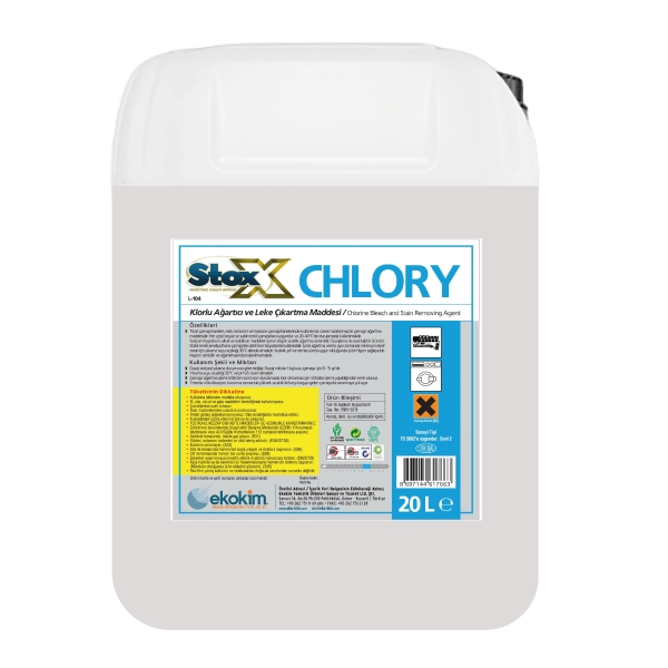 Stox Chlory Klor Bazlı Ağartıcı 20 Kg - 1