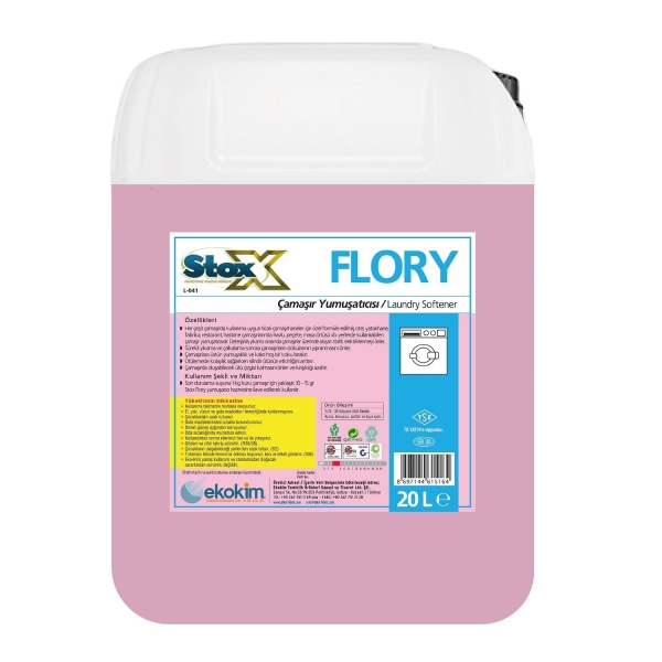 Stox Flory Çamaşır Yumuşatıcı Pembe 20 Kg - 1