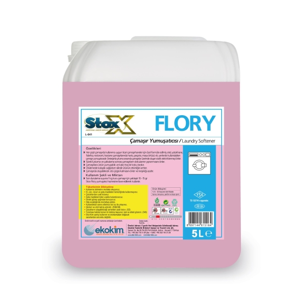 Stox Flory Çamaşır Yumuşatıcı Pembe 5 Kg - 1